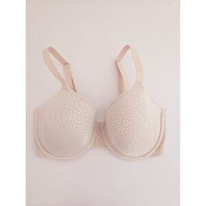 Wacoal Back Appeal T-Shirt Bra 32DDD Full Coverage Lined Underwire Rose Dust